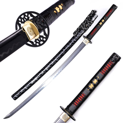Black & Red Samurai Katana