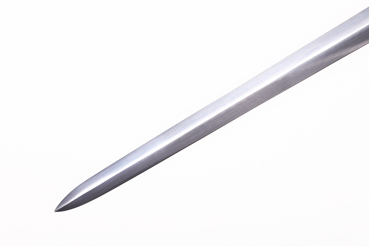 Medieval European Two-Handed Sword, Crossguard Ruby Pommel Full