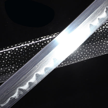 Black Pearl Skin Textured Samurai Katana