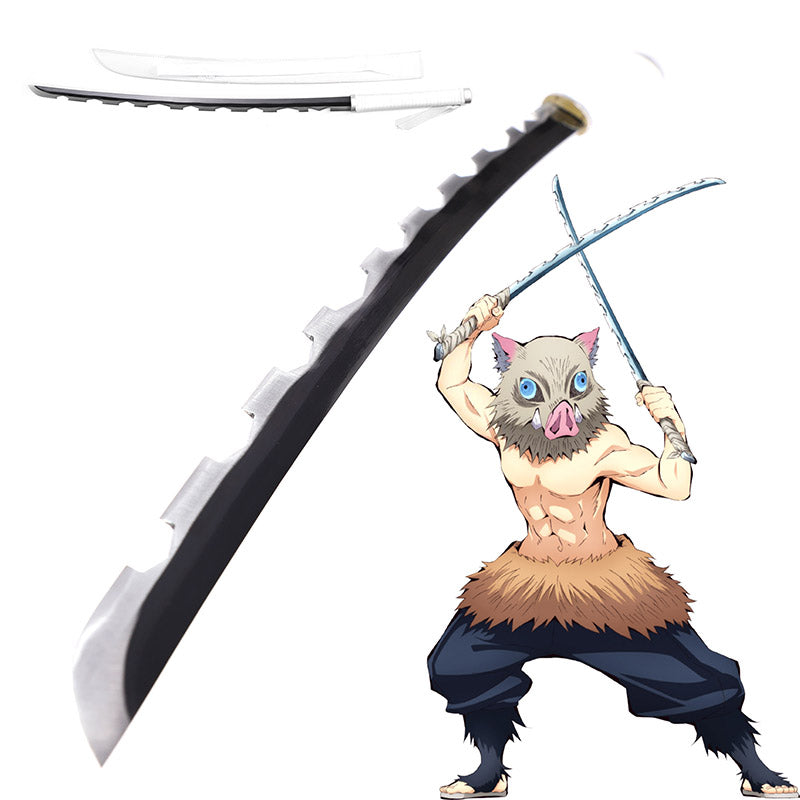 Demon Slayer Inosuke Hashibira Nichirin Swords