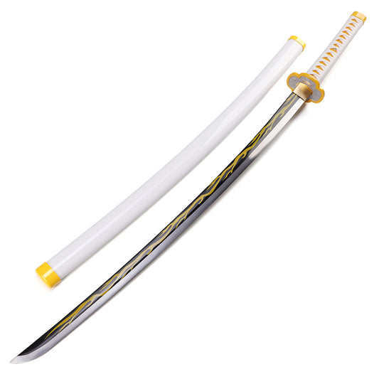 Agatsuma Zenitsu sword full length view - Demon Slayer thunder breathing katana