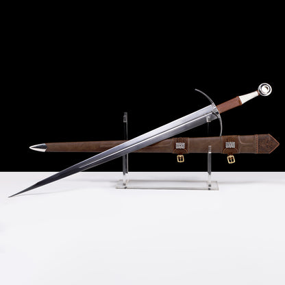 Medieval longsword full  view