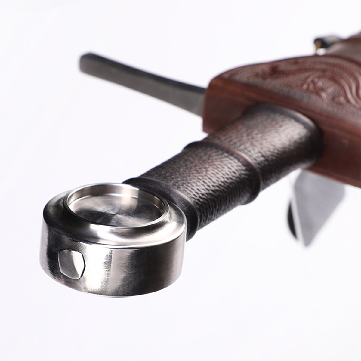 Medieval knight arming sword Close up of sword hilt