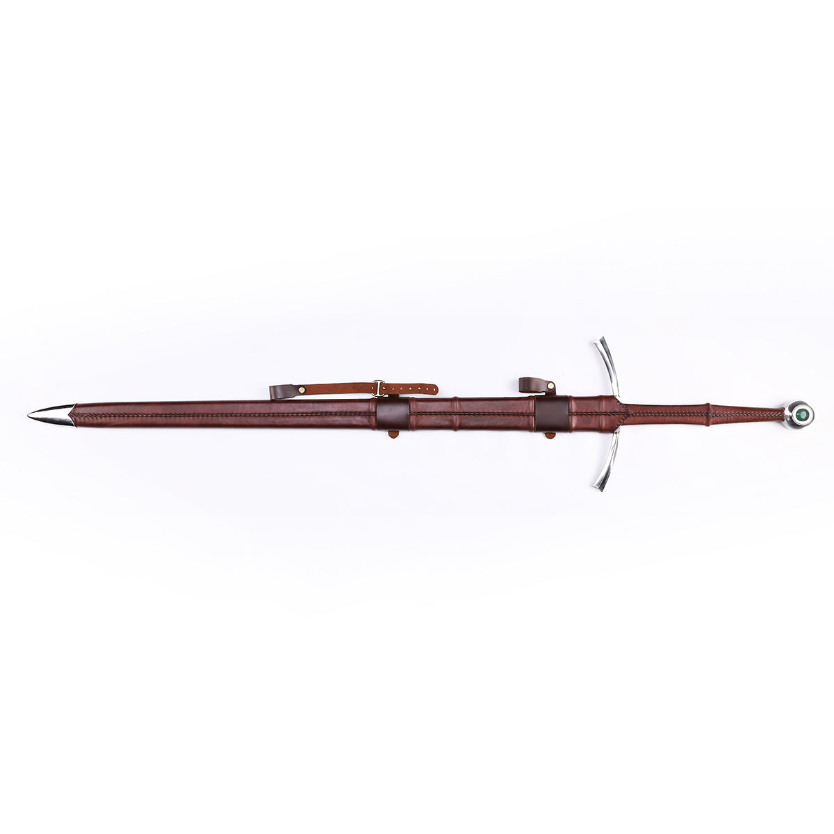 Medieval longsword 52 inch plan view 
