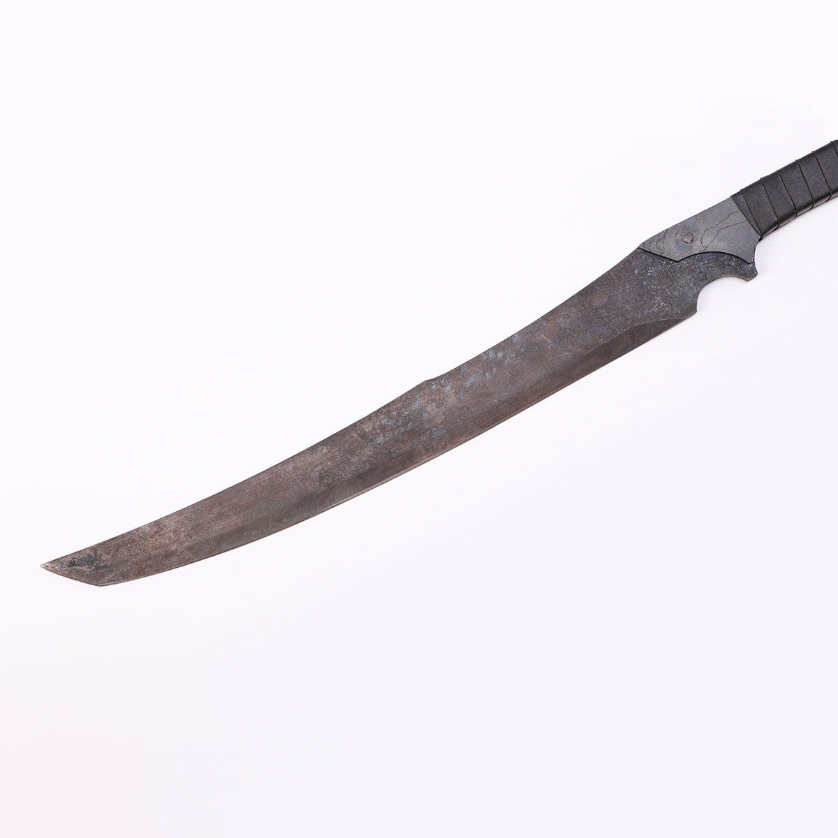 Tactical Long Sword blade close-up - razor sharp edge and fuller detail