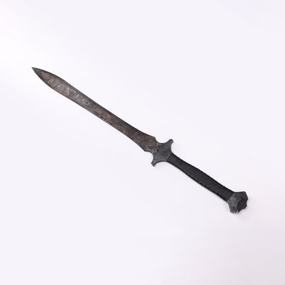 Tactical Roman Sword angled view - blade taper and gladius design showcase