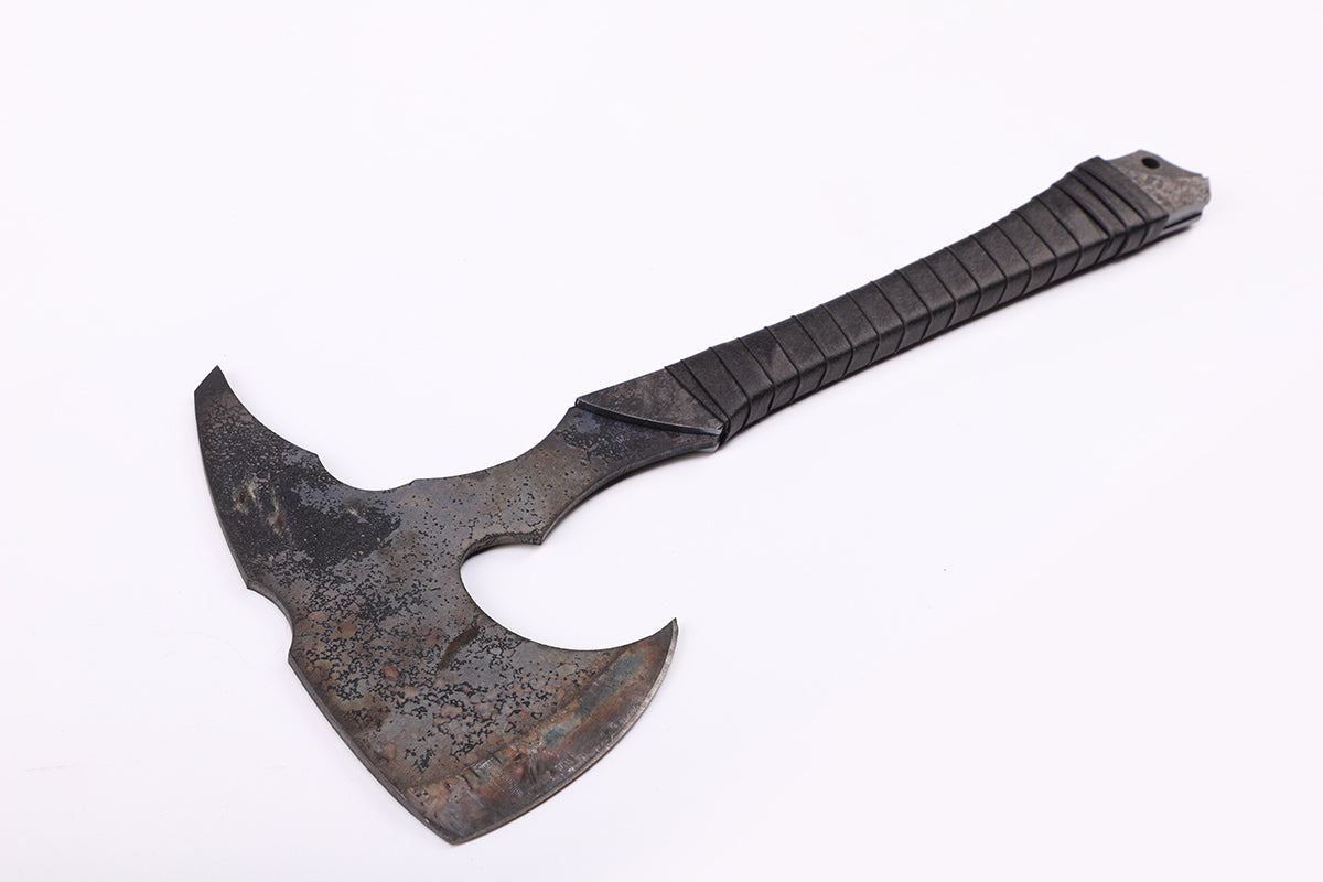 Tactical Axe angled view - blade and handle design showcase