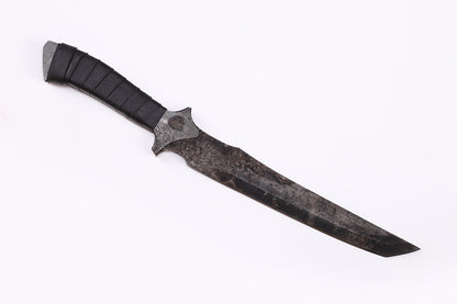 Tactical Dagger side profile - full tang high carbon steel blade