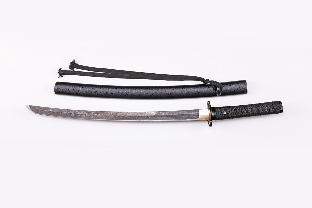 handmade Japanese katana -  front view