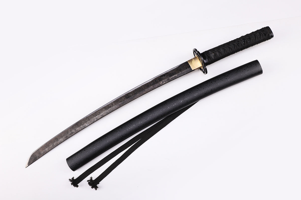 handmade Japanese katana -  sword side profile