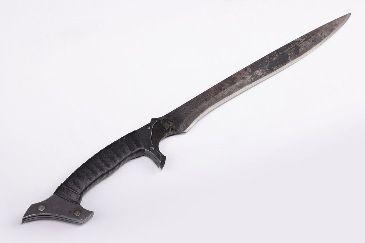 Crazy Shark sword blade close-up - sharp edge detai