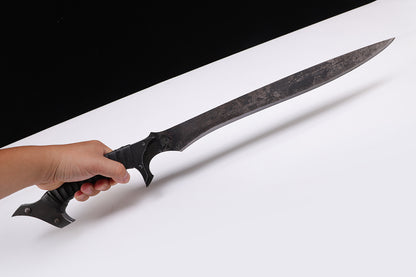 Crazy Shark sword handle grip detail - ergonomic tactical handle