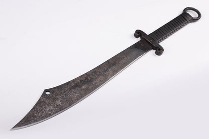 Huan Shou Dao sword tip detail - precision forged point