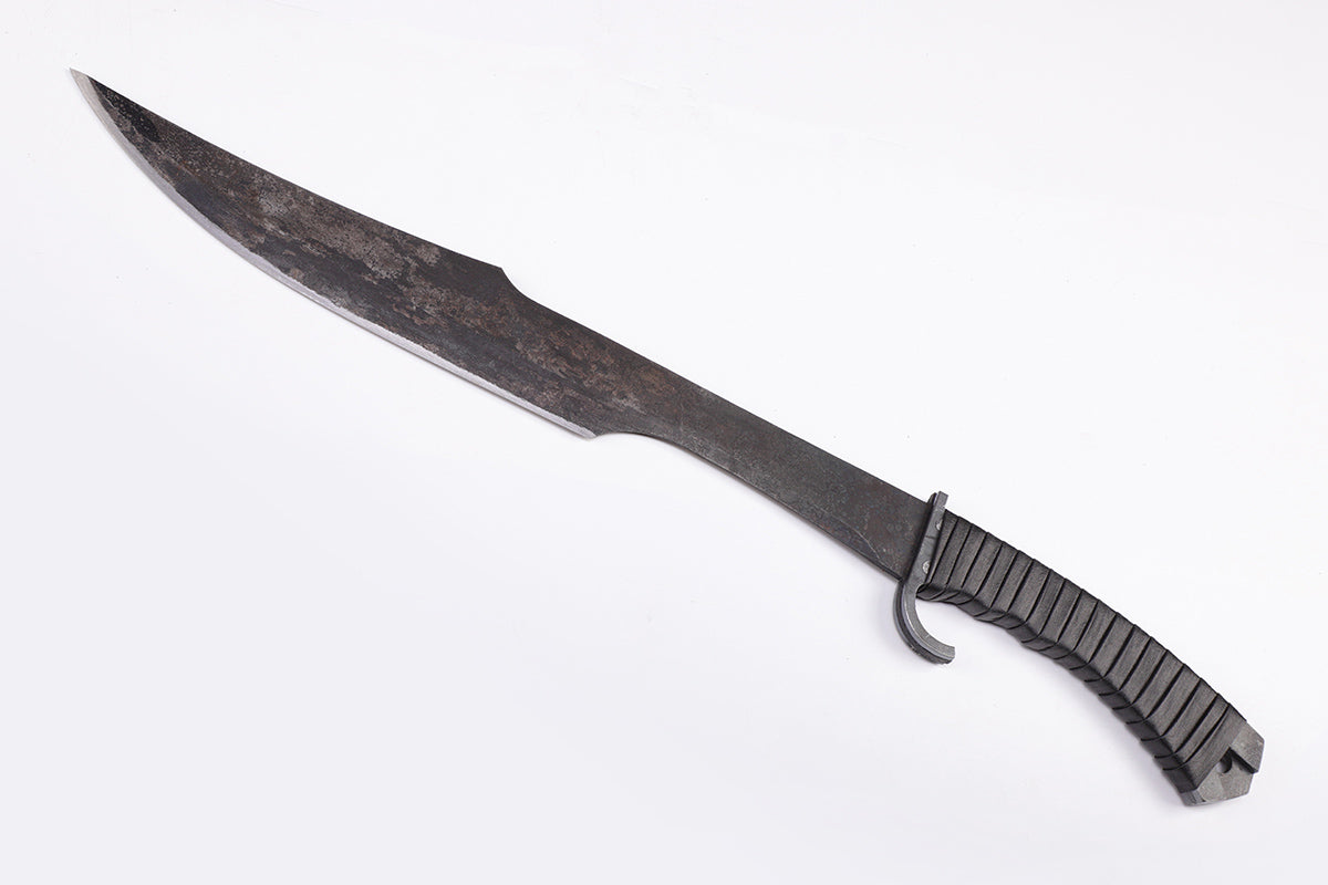 Tactical Spartan Sword guard close-up 